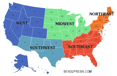 US REGION MAP 2024