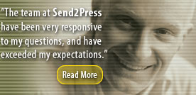 press release writing and distribution services from Send2Press