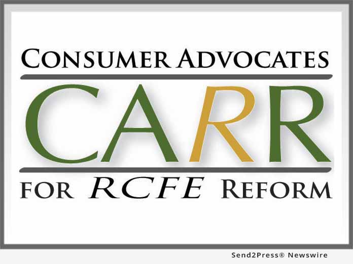 News from Consumer Advocates for RCFE Reform