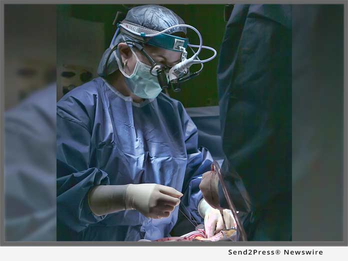 Dr Guleserian in surgery