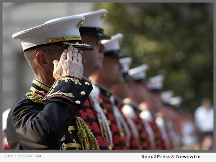U.S. Veterans Salute the Fallen