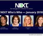 NEXT Who's Who - Jan. 2018