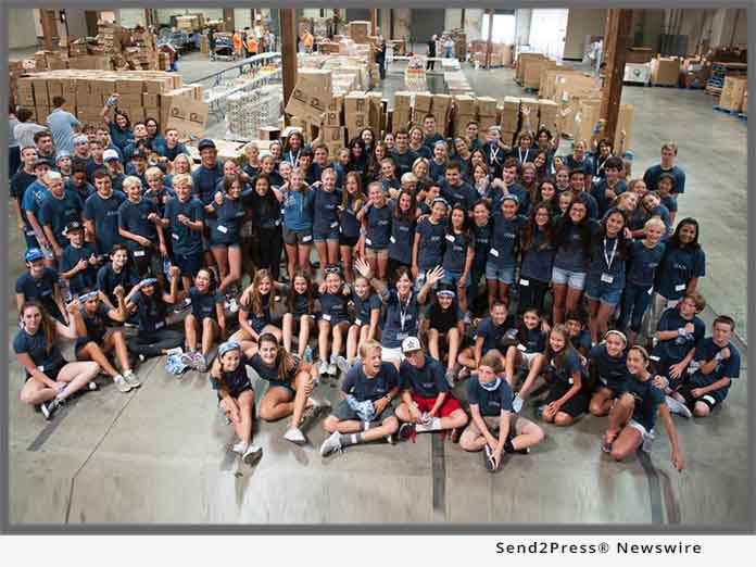 Lion's Heart teen volunteers