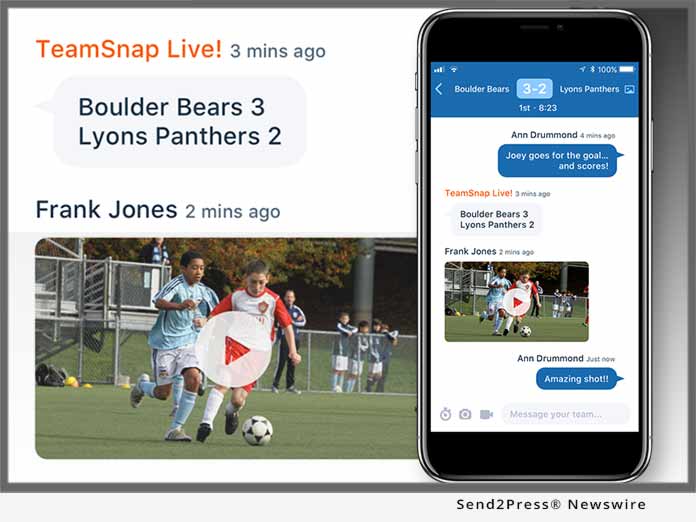 TeamSnap Live! platform and app TeamSnap Live! platform and app