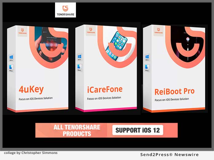 Tenorshare products support iOS 12