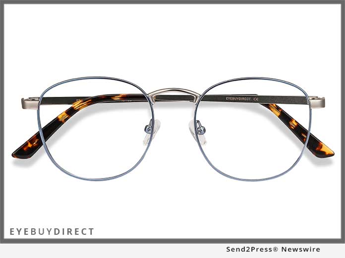 EyeBuyDirect St Michel in Frost Blue