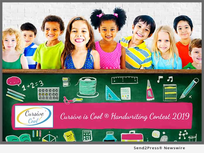 Cursive is Cool Handwriting Contest 2019