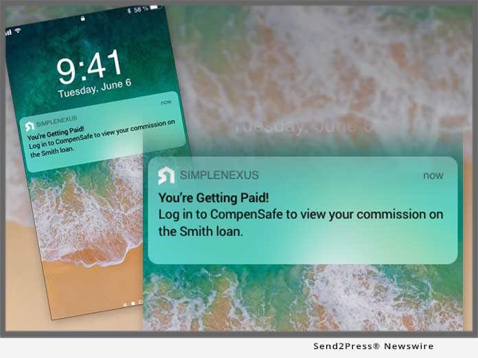 Simplenexus CompenSafe push notice