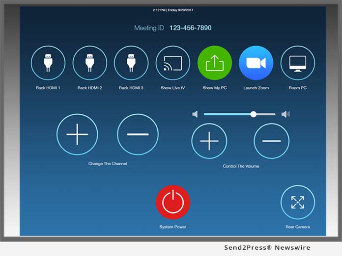 Utelogy zoom room interface