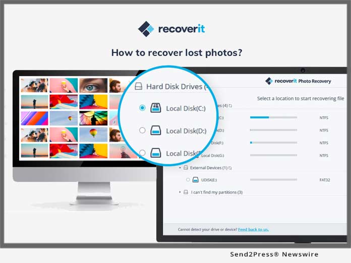 Recoverit - recover lost photos