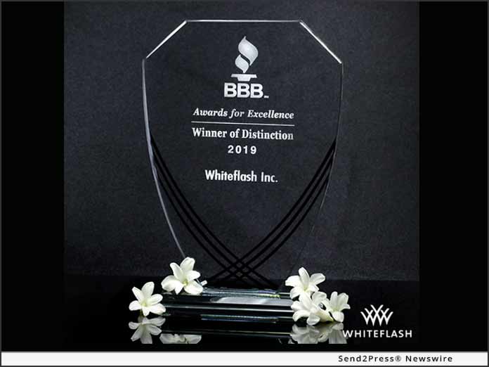 Whiteflash BBB Winner of Distinction 2019