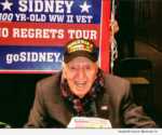 100 year old WWII vet Sidney Walton