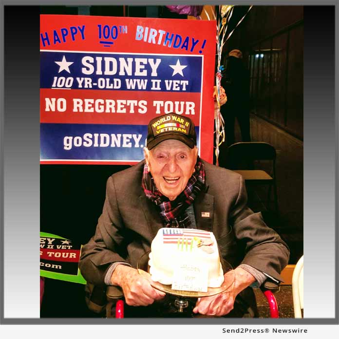 100 year old WWII vet Sidney Walton