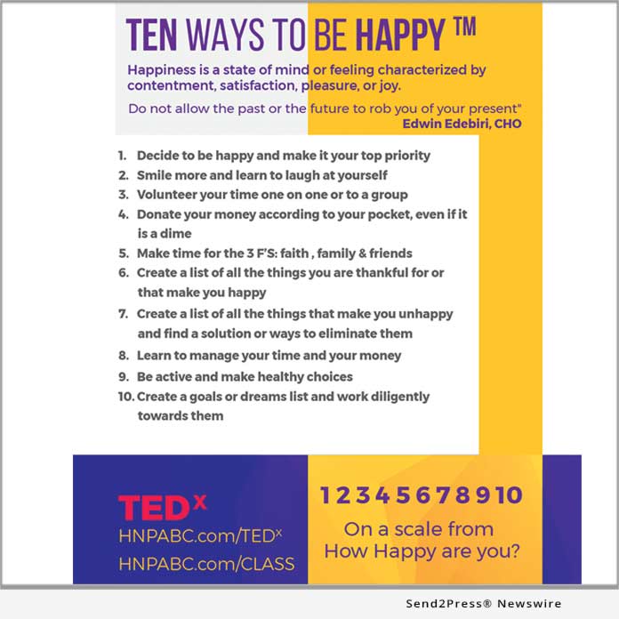 10 ways to be happy
