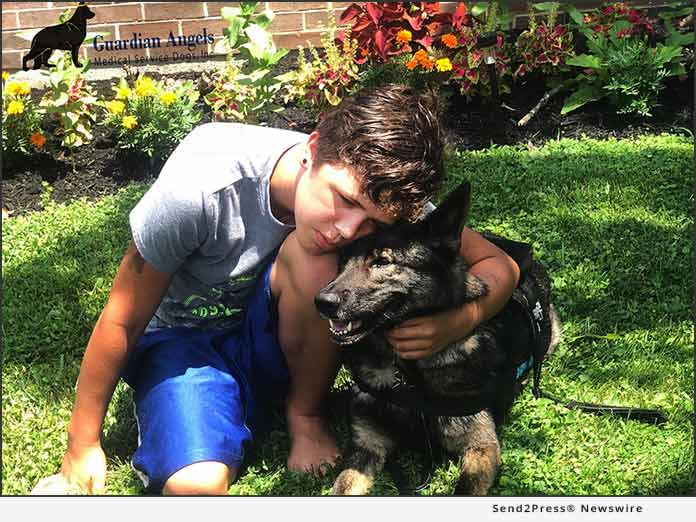 Antonio and his Service Dog, Alice