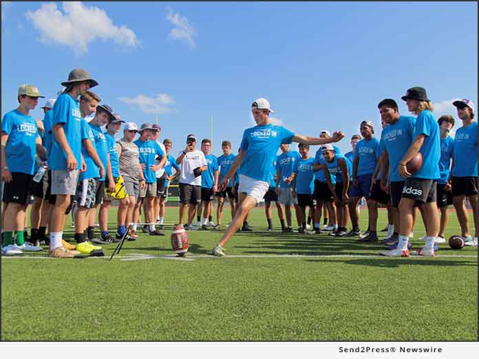 Garrett Stiles at Kicking World - courtesy Brent Grablachoff