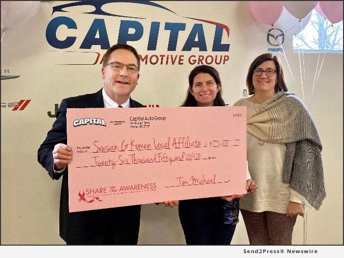 Capital Automotive and Susan G Komen Local Affiliate