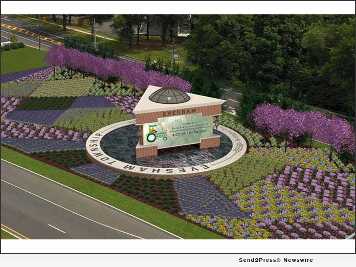 Catalyst Experiential - Evesham Landmark is a larger than life town seal