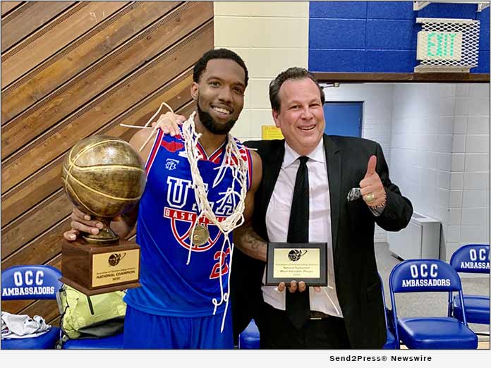 Tournament MVP Jerron Wilbut with Coach Michael Miller