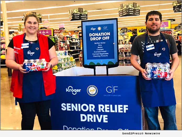 Kroger Company, Gallery Furniture and Mayor Turner - Senior Relief Drive