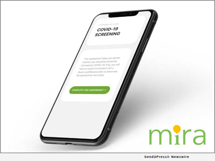 Mira allows individuals to screen and manage symptoms at home