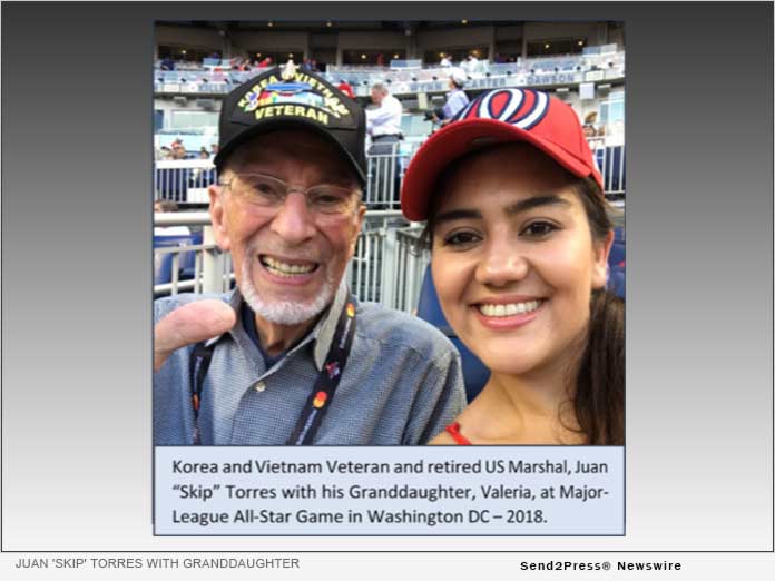 Juan 'Skip' Torres with Granddaughter