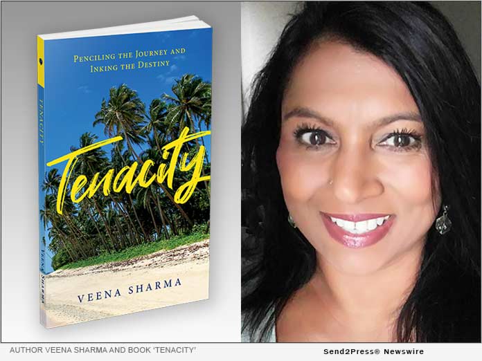 Author Veena Sharma and her book TENACITY