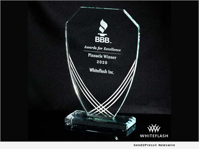 Whiteflash - BBB 2020 Pinnacle Award