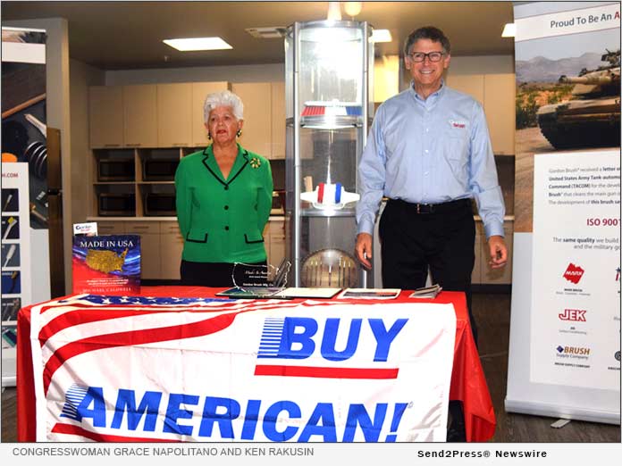 Congresswoman Grace Napolitano and Ken Rakusin