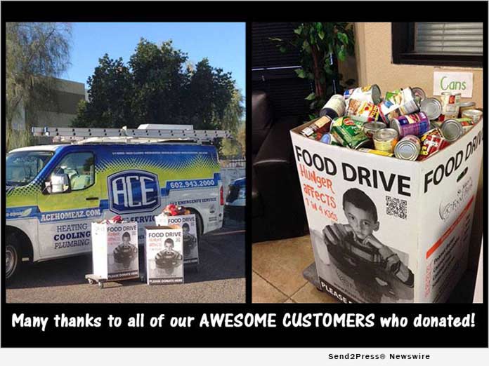 ACE Home Services Food Drive