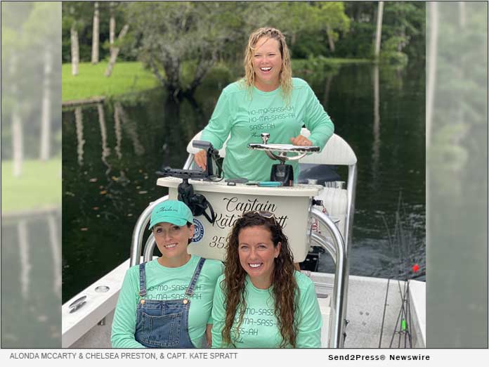 Alonda McCarty and Chelsea Preston, and Capt. Kate Spratt