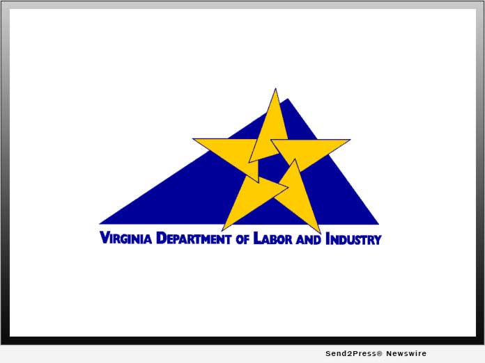 News from Virginia Department of Labor and Industry