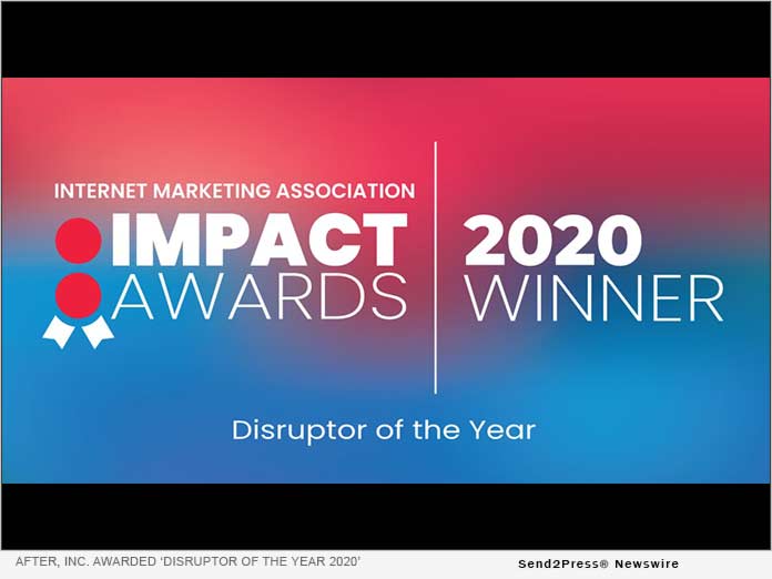 After, Inc. awarded Disruptor of the Year 2020