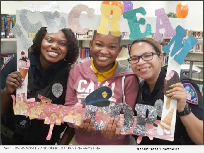 Sgt. Ervina Mosley and Officer Christina Agostina