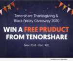 TENORSHARE Black Friday 2020