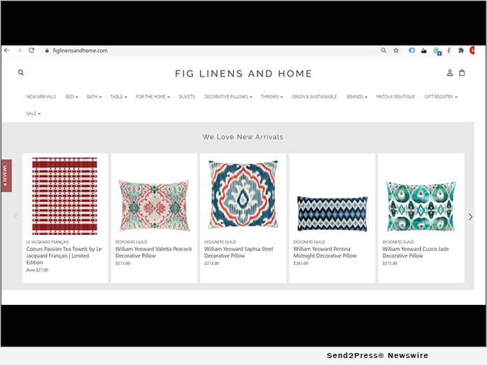 News from Fig Linens and Home