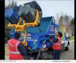 Trash Can Cleaning USA sanitizes trash and recycle cans