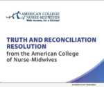 ACNM Truth and Reconciliation Resolution