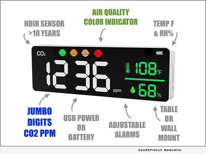 Jumbo Carbon Dioxide Monitor by Forensics Detectors