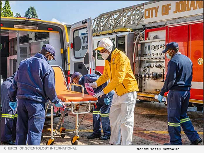 South African Scientology Volunteer Ministers work with local fire departments