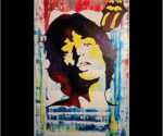 Moves Like Jagger Original Pop Art by Rafael Scasserra, Modern Art Cartel co-founder.