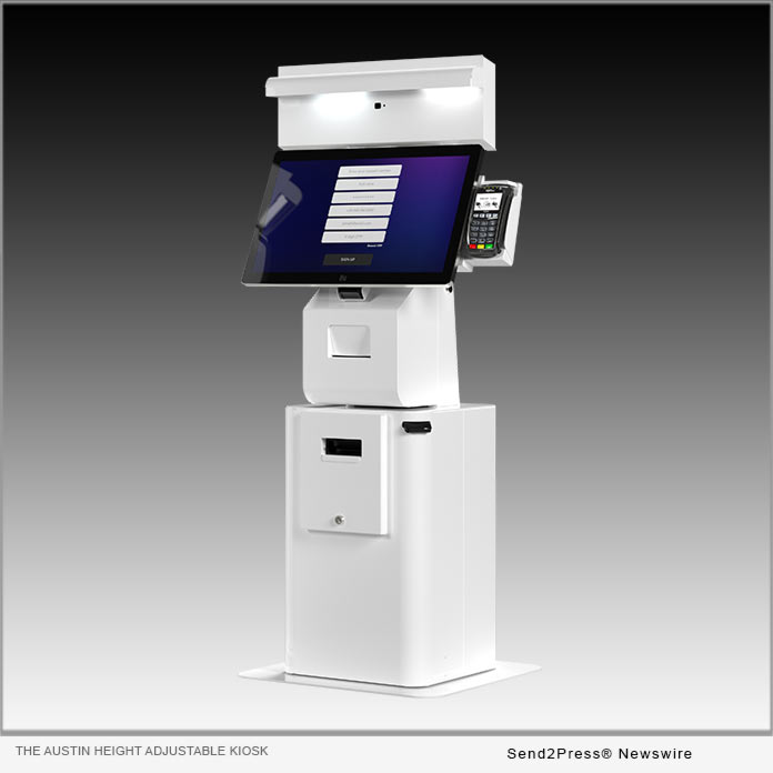 OLEA KIOSKS: The Austin Height Adjustable Kiosk