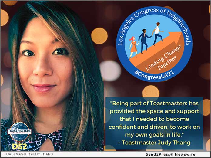 Toastmaster Judy Thang