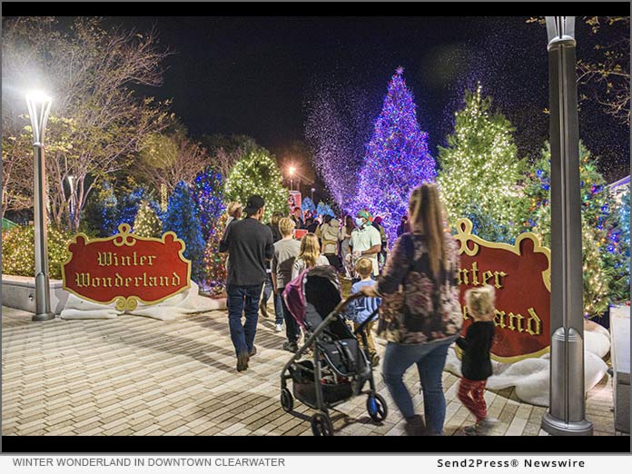 Winter Wonderland in downtown Clearwater