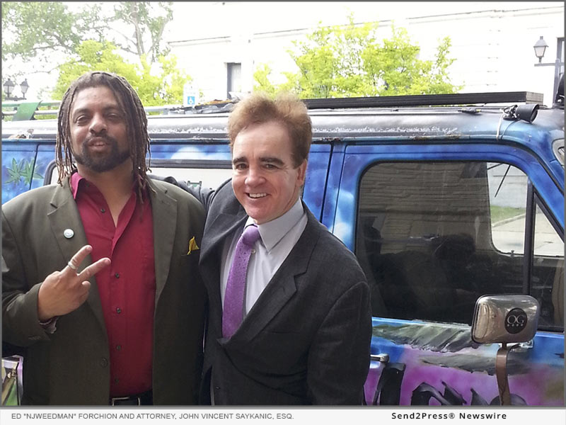 Ed 'NJWeedman' Forchion and attorney, John Vincent Saykanic, Esq.