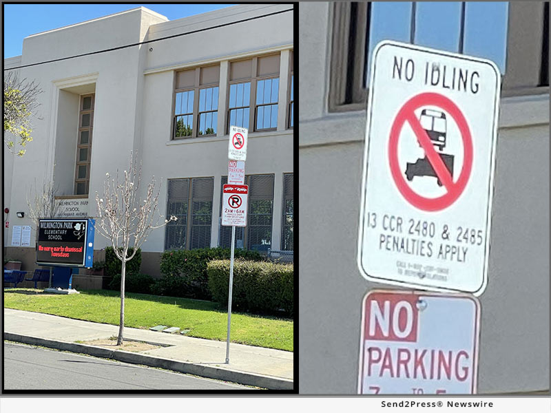 No Idling Sign at School - California Safe Schools