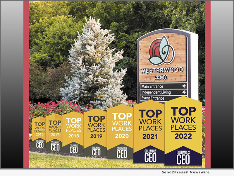 Westerwood has been awarded a Top Workplaces 2022 honor by Columbus C.E.O. Magazine