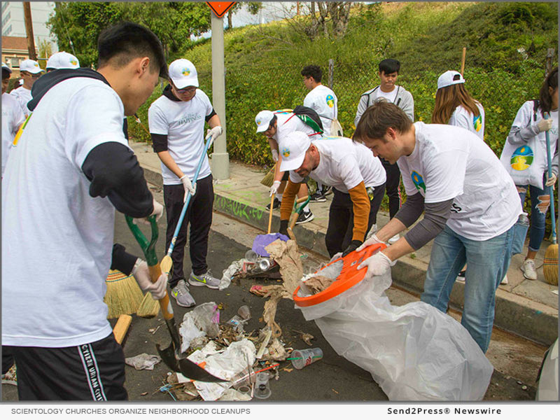 Scientology Churches organize neighborhood cleanups