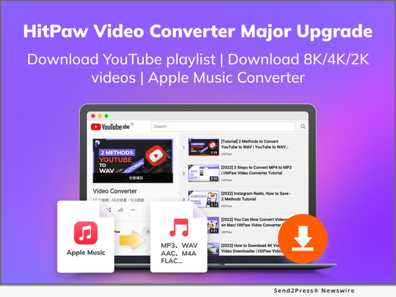 Newswire: HitPaw Video Converter V2.4.0 Brings a Big Update to Convert, Download, and Edit