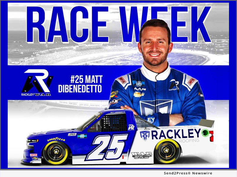 Newswire: Rackley Roofing to Sponsor Rackley Roofing 200 NASCAR Camping World Truck Series Race